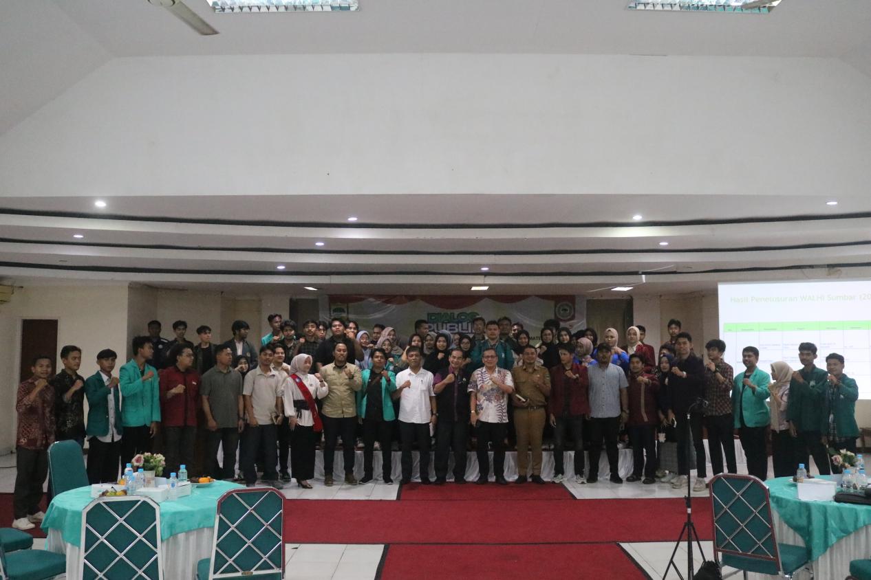 Diskusi Publik Bertema Tambang Ilegal, Presma Universitas Dharma Andalas Rifaldi dan BEM KM Dorong Penegakan Hukum yang Tegas