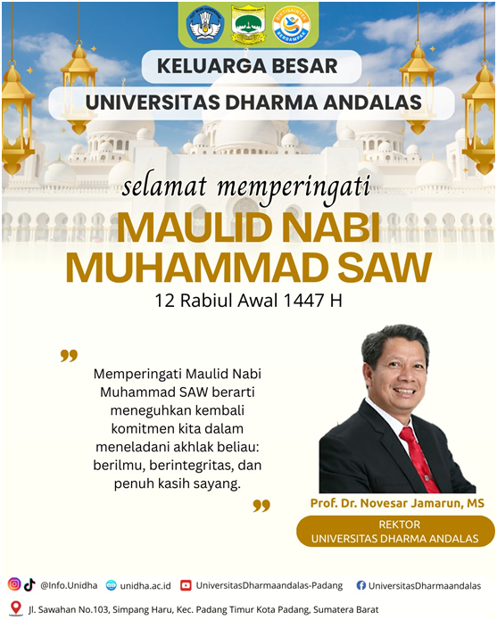 Rektor UNIDHA: Merajut Teladan, Menumbuhkan Spirit Kebersamaan dalamMemperingati Maulid Nabi Muhammad SAW